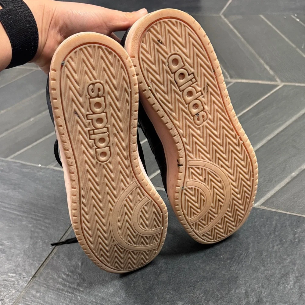 Adidas Black Sneakers with Pink Soles - Picture 4 of 5